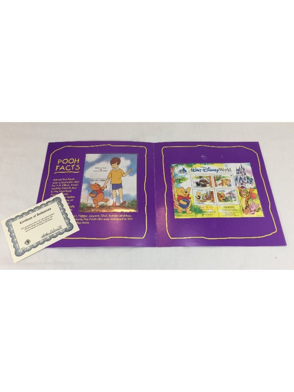 DISNEY Winnie The Pooh Official Government Postage Stamps Canada Ghana Collector